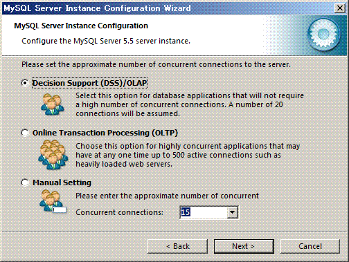 MySQL Server Instance Configuration Wizard@ڑ̐ݒ